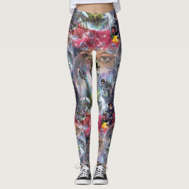 Legging Bruxa de Halloween de Crystal Ball