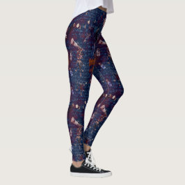 Legging Bruxa Euphemia Azul Escuro Feminino