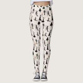 Legging Bruxa Maldita Coquetel Hart Skeleton Halloween
