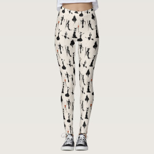Legging Bruxa Maldita Coquetel Hart Skeleton Halloween
