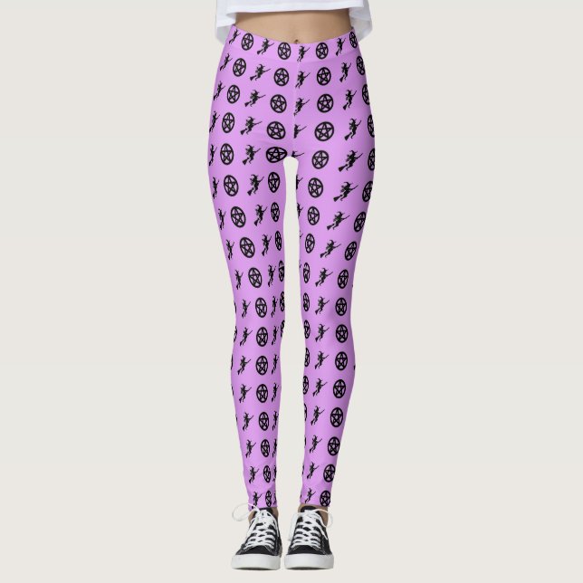 Legging Bruxas e Pentáculos (Frente)