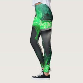 Legging Bubbling Witch's Cauldron Halloween
