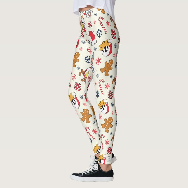 Legging BUGS BUNNY™, DAFFY DUCK™ & Lola Christmas Pattern (Esquerda)