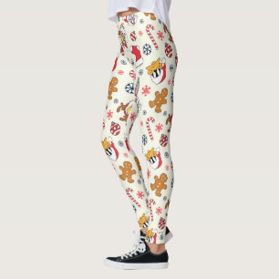 Legging BUGS BUNNY™, DAFFY DUCK™ & Lola Padrão de Natal