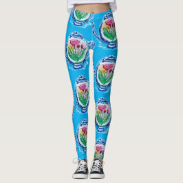 Legging Bule de Flor