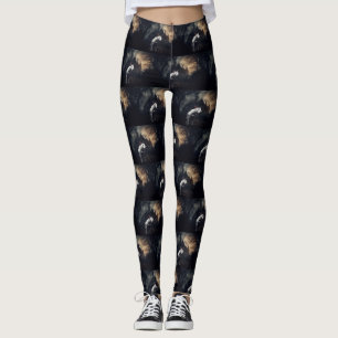 Legging Bull Terrier Dia das Bruxas Assustador