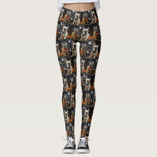 Legging Bulldog francês Halloween Spooky