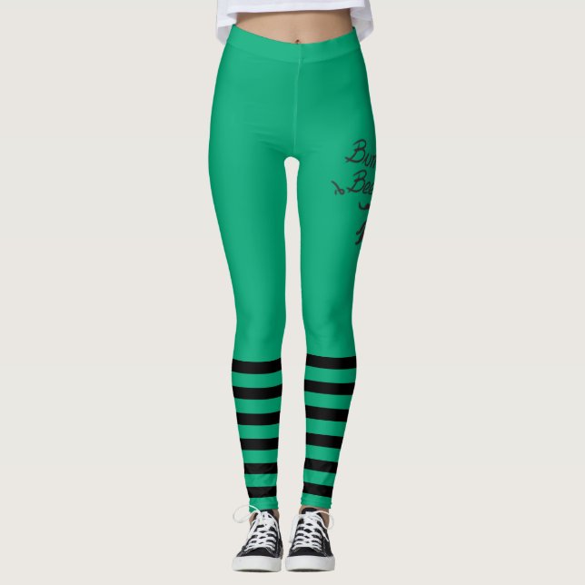 Legging Bumble Bee green (Frente)