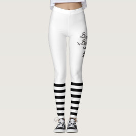 Legging Bumble Bee white