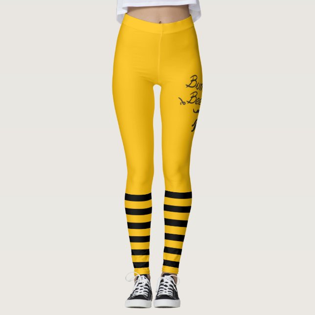 Legging Bumble Bee yellow  (Frente)
