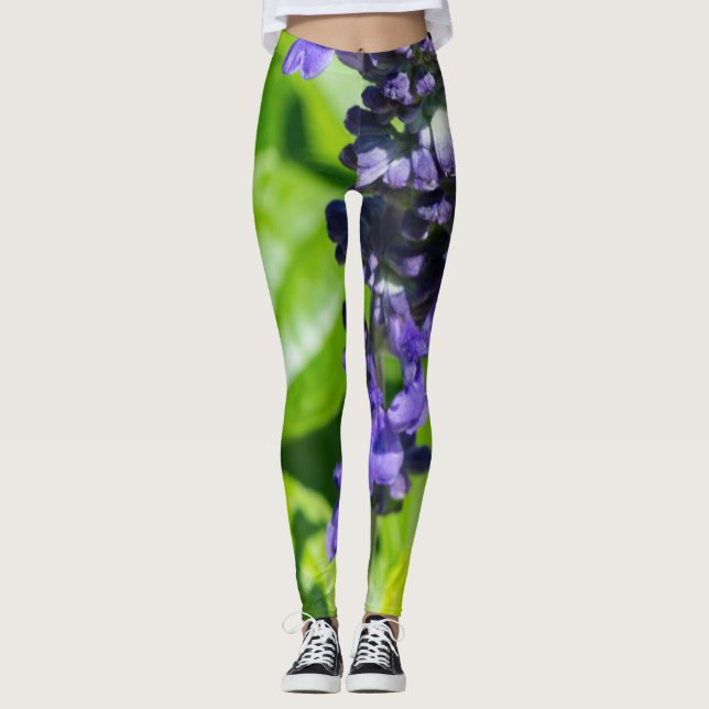 Legging Bumblebee Em Salvia (Frente)