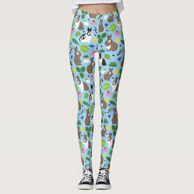 Legging Bunnies E Seus Tratamentos (Frente)
