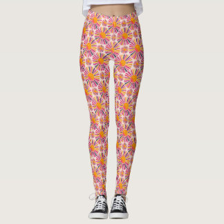 Legging Bunte Sonne- Aquarellstil