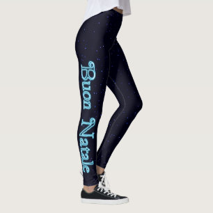 Legging Buon Natale em estrelas