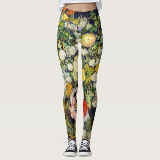 Legging Buquê de Flores em Vaso por Vincent Van Gogh
