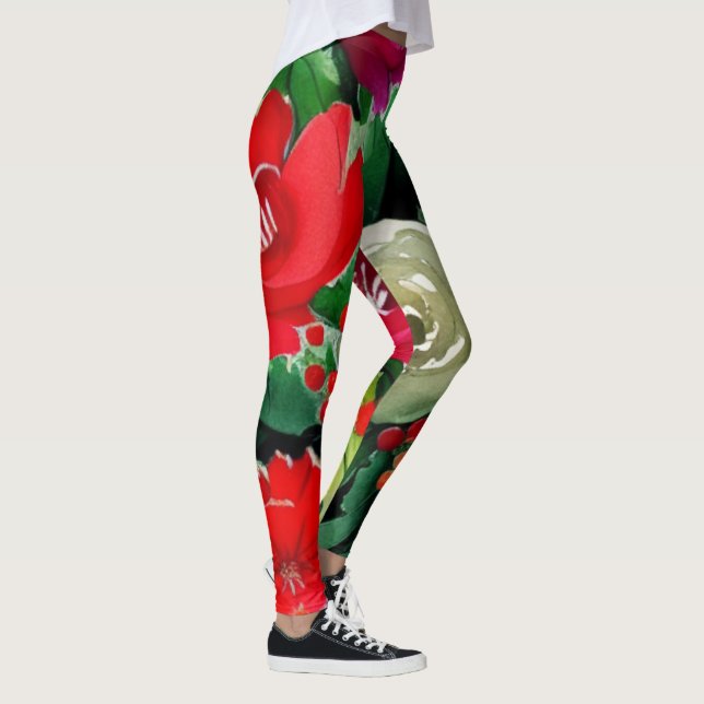 Legging Buquê de Natal (Direita)
