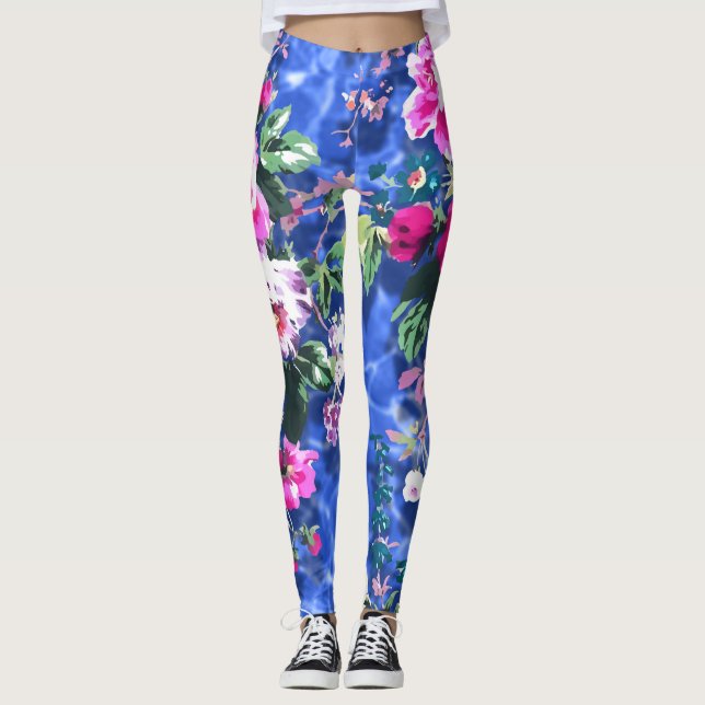 Legging Buquês com rosas (Frente)