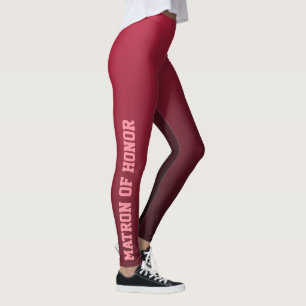 Legging Burgundy Ombre Matron of Honor