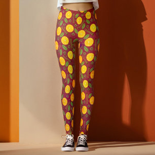 Legging Burgundy picante de vinho de bolor de Natal