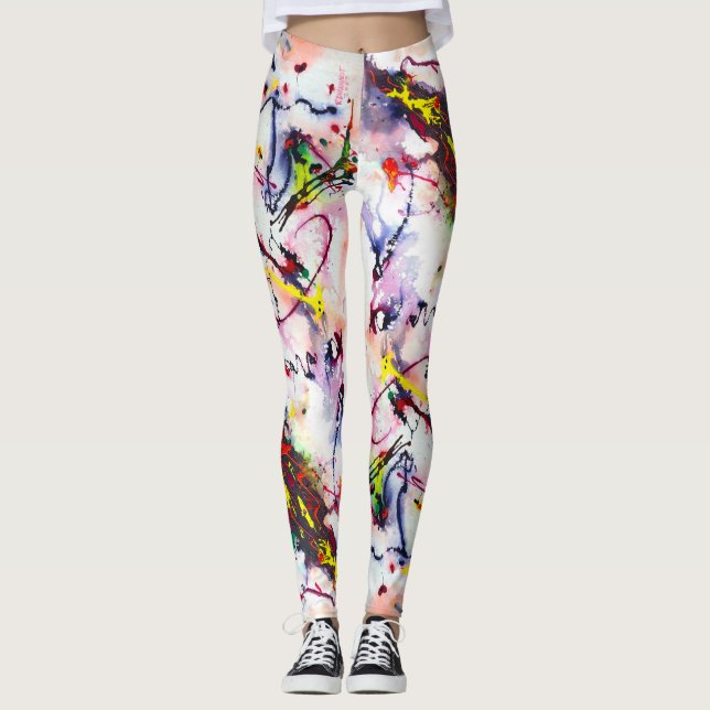 Legging Burkay Electric Galaxy ArtLeggings (Frente)