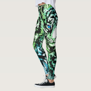Legging Cabeça Branca legal - Pernas Tigres