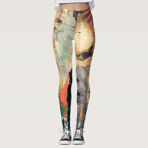 Legging Cabeça de Colagem