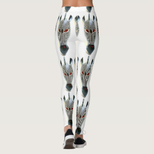 Legging cabeça de zebra