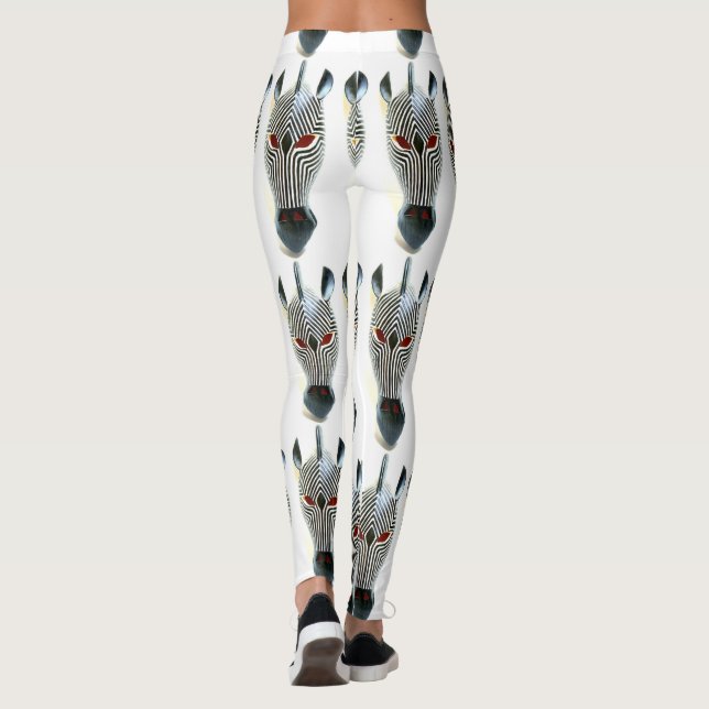 Legging cabeça de zebra (Verso)