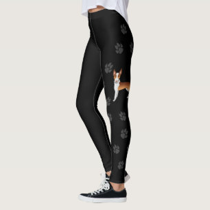 Legging Cabos Vermelhos E Brancos Levavam Cachorros E Pata