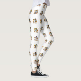 Legging Cabra Esqueleto Assustadoramente Fofa com Cartola 