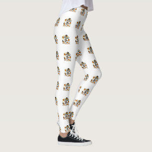 Legging Cabra Esqueleto Assustadoramente Fofa com Cartola