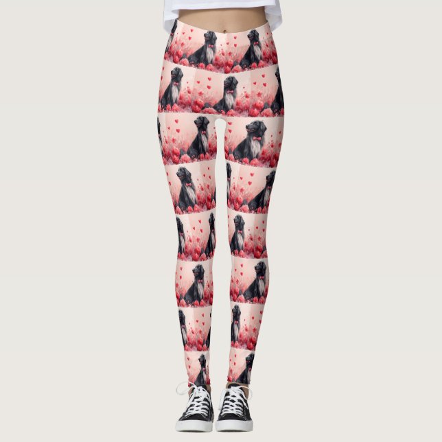 Legging Caça Afegã com Rosas - Dia de os namorados (Frente)