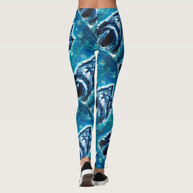 Legging Cachorrinho em azul (Verso)