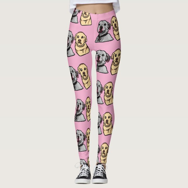 Legging Cachorros Meme Fofos (Frente)