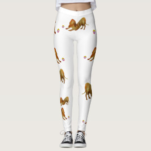 Legging Cachshund & Ball Watercolo