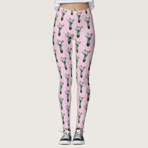 Legging Cacto picante com flores