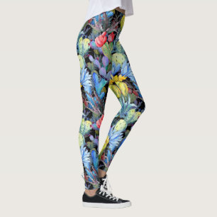 Legging Cactus e Succults Vibram a Aquarela Sudoeste
