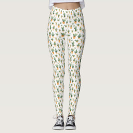 Legging Cactus Potado em Branco