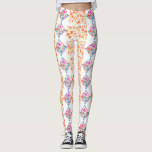 Legging Cadeado de flores silvestres