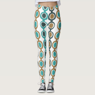 Legging Cadeia Moderna do Século Médio Escuro