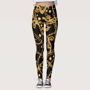 Legging Cadeias de ouro