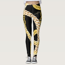 Cadeias Pretas e Ouros Elegantes