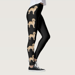 Legging Cães de desenho animado fofos Retriever dourado am