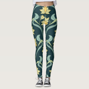 Legging Cães de Moda: Padrão de Fitas Cortantes