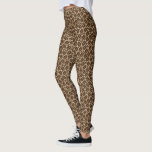 Legging Café Café Café Cappuccino Padrão Cute Brown<br><div class="desc">Pegue uma xícara de joe nessas lindas leggings para amantes de café. Eles têm um padrão totalmente impressão feito de grãos de café marrom em fundo bege. Estas leggings são perfeitas para um dono de café ou qualquer um que ama um bom café expresso.</div>
