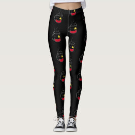 Legging Café Críticamente baixo