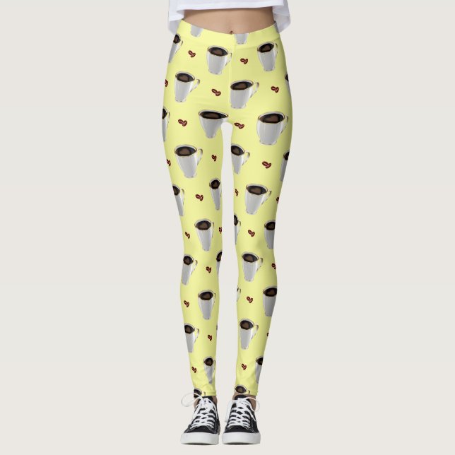 LEGGING CAFÉ CUPS E BEANS (Frente)
