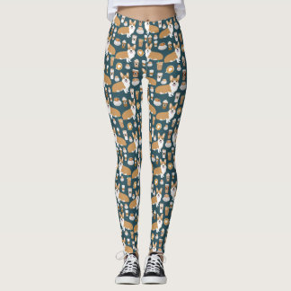 Legging Café do Corgi - caneleiras
