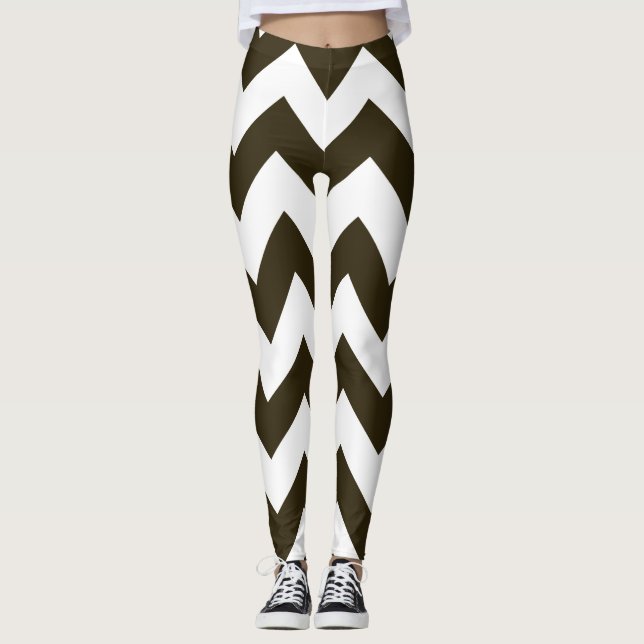 Legging Café Mocha Neutral Chevrons (Frente)