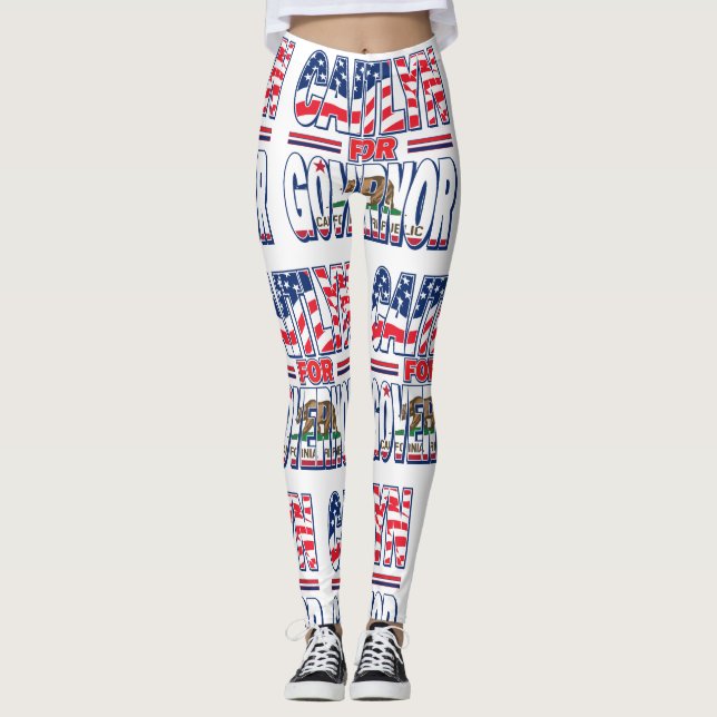 Legging Caitlyn Jenner para Governador (Frente)